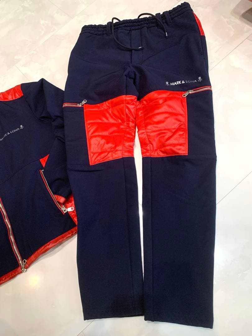 正規品良品　マークアンドロナ　MARK＆LONA セットアップ　ブルゾン　パンツ