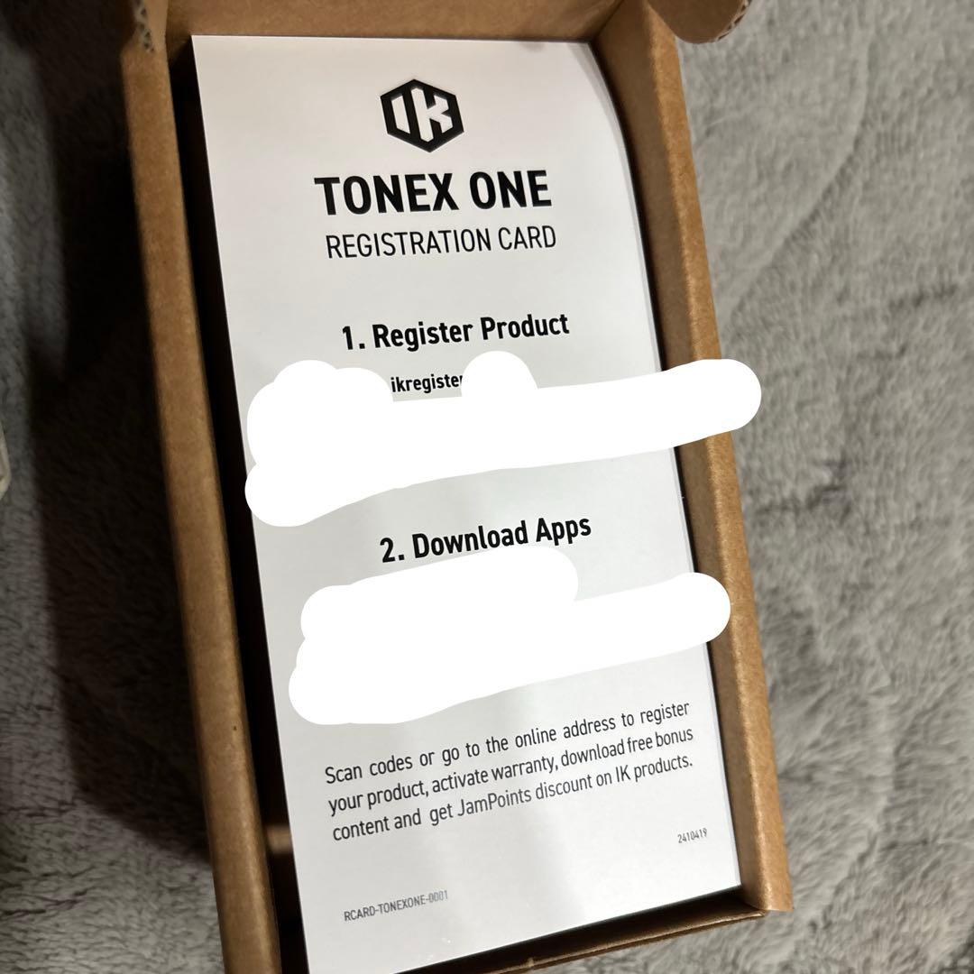 IK Multimedia tonex one ギターマルチエフェクター