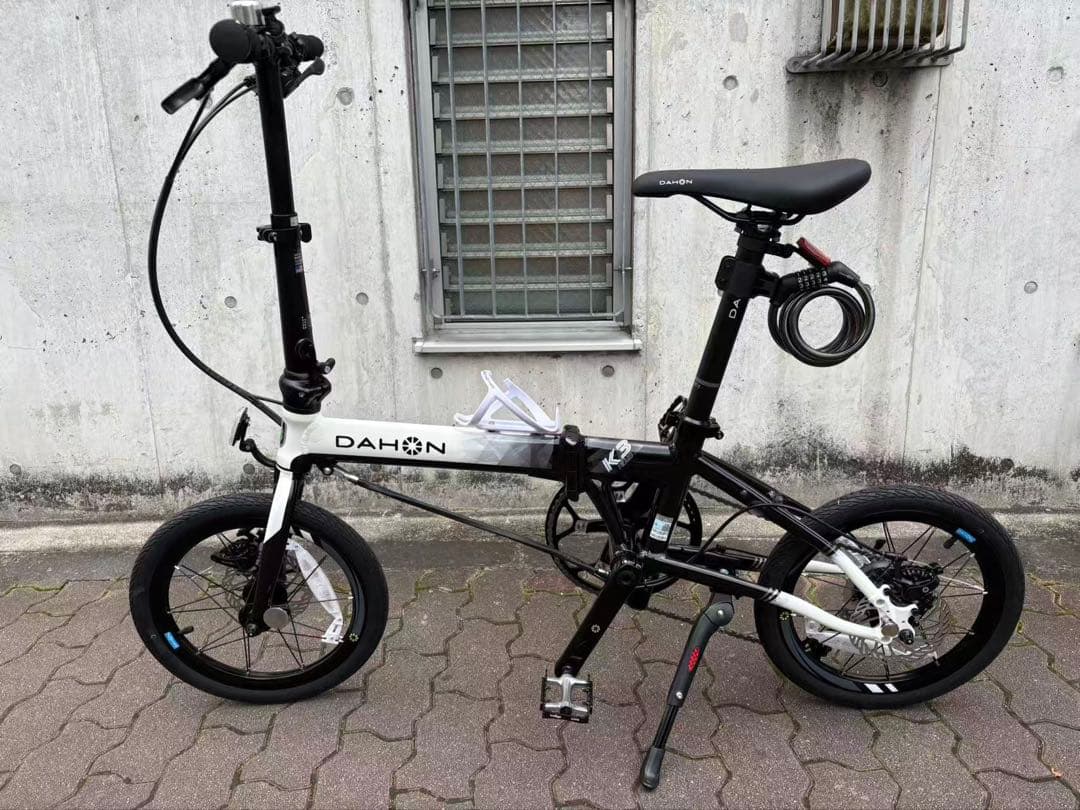 DAHON K3Plus自転車ブラック×ホワイトグラデーショ k9x 【未使用】