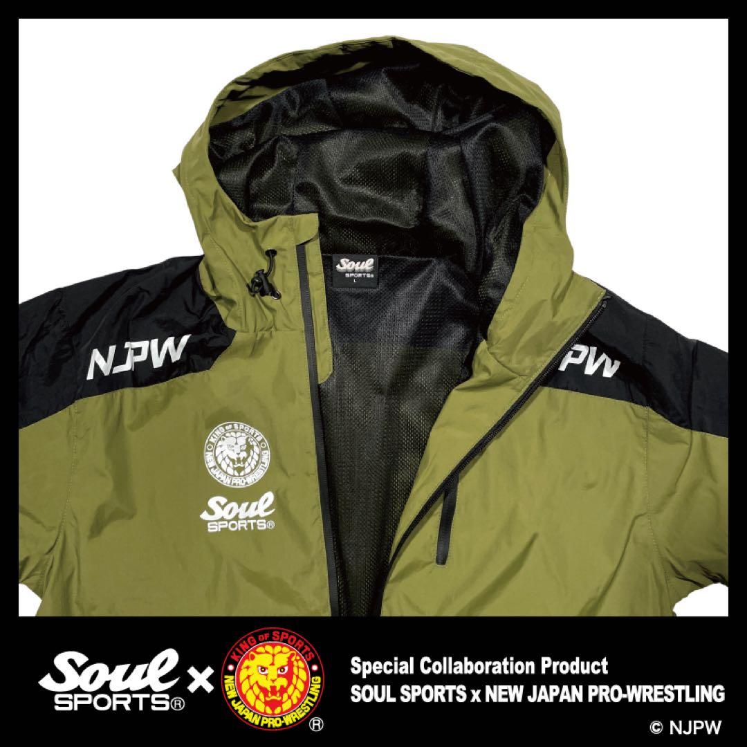 新日本プロレス SOUL SPORTS ナイロンウィンドブレーカー