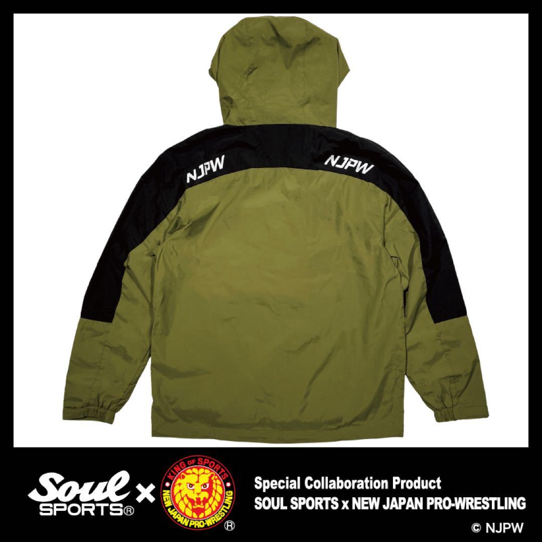 新日本プロレス SOUL SPORTS ナイロンウィンドブレーカー