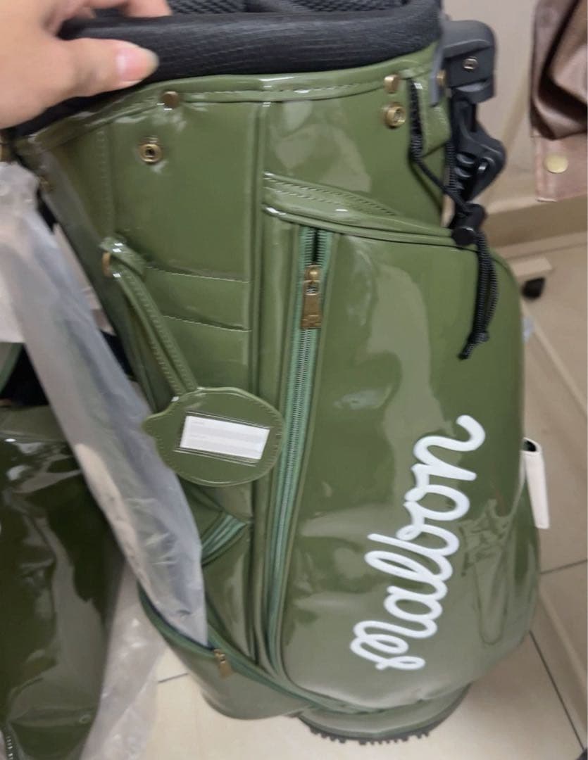Malbon マルボン ゴルフバッグ キャディバッグ スタンド型 グリーン