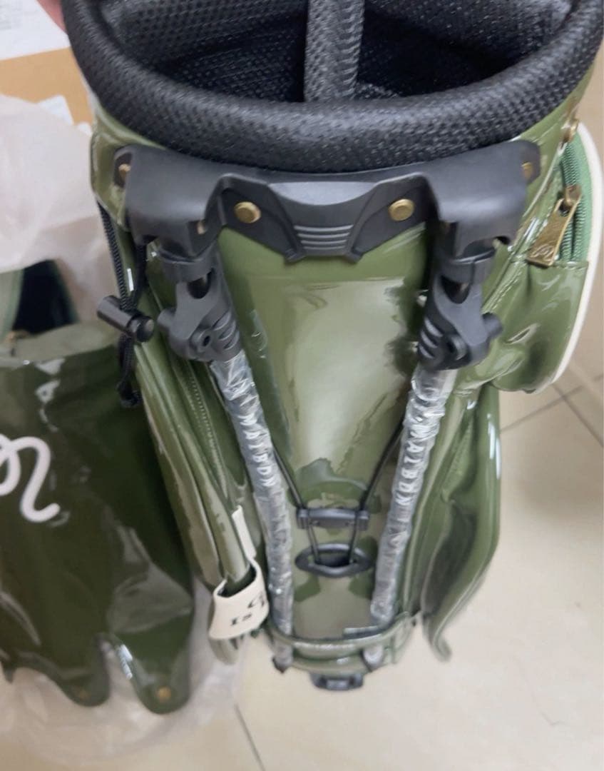 Malbon マルボン ゴルフバッグ キャディバッグ スタンド型 グリーン