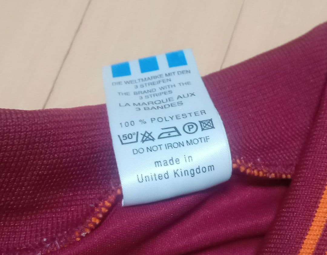 adidasアディダス ASローマ 92-93（H）ゲームシャツ