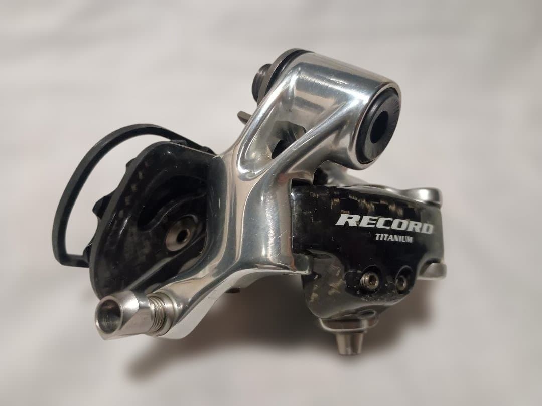 【美品】カンパニョーロ レコード 10s リアディレイラー TITANIUM