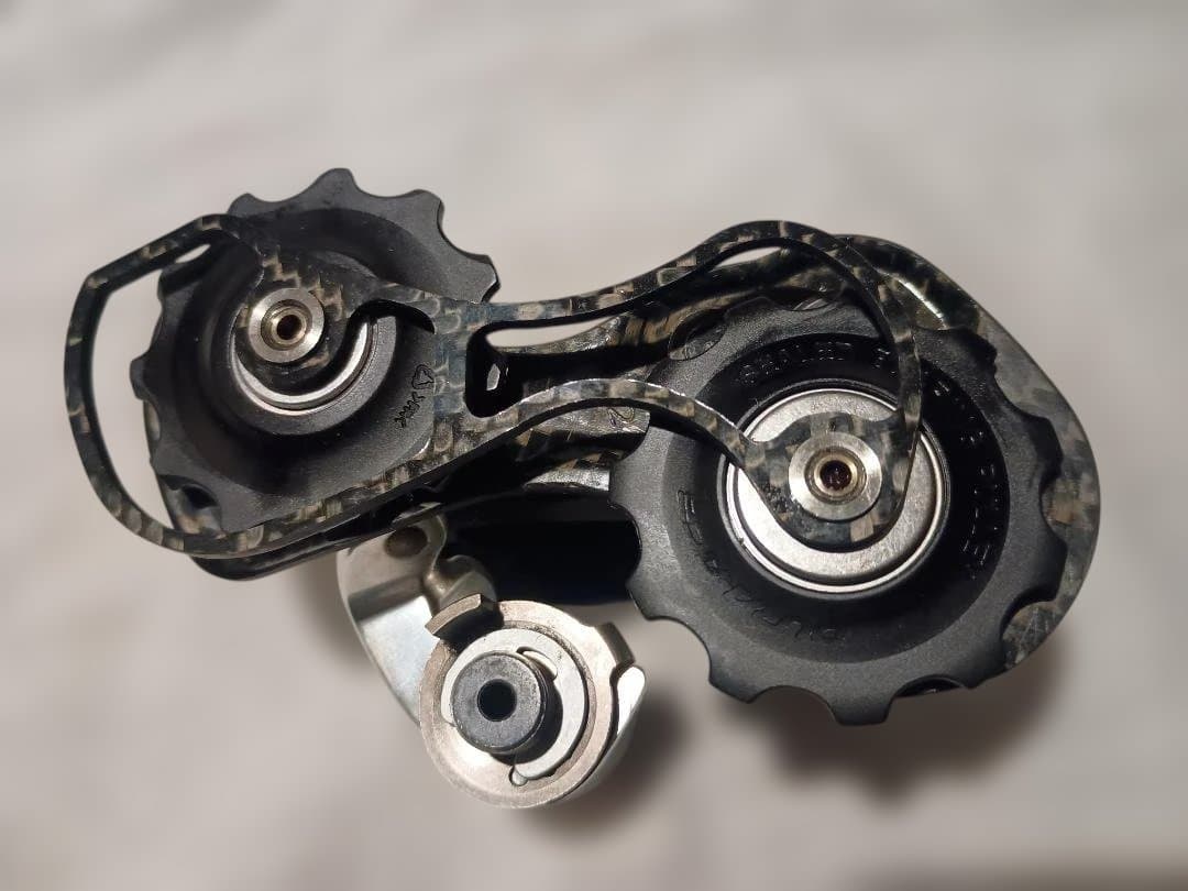 【美品】カンパニョーロ レコード 10s リアディレイラー TITANIUM