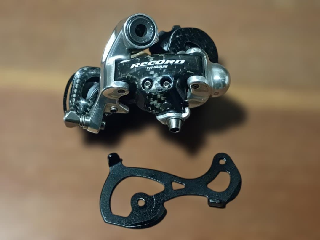 【美品】カンパニョーロ レコード 10s リアディレイラー TITANIUM