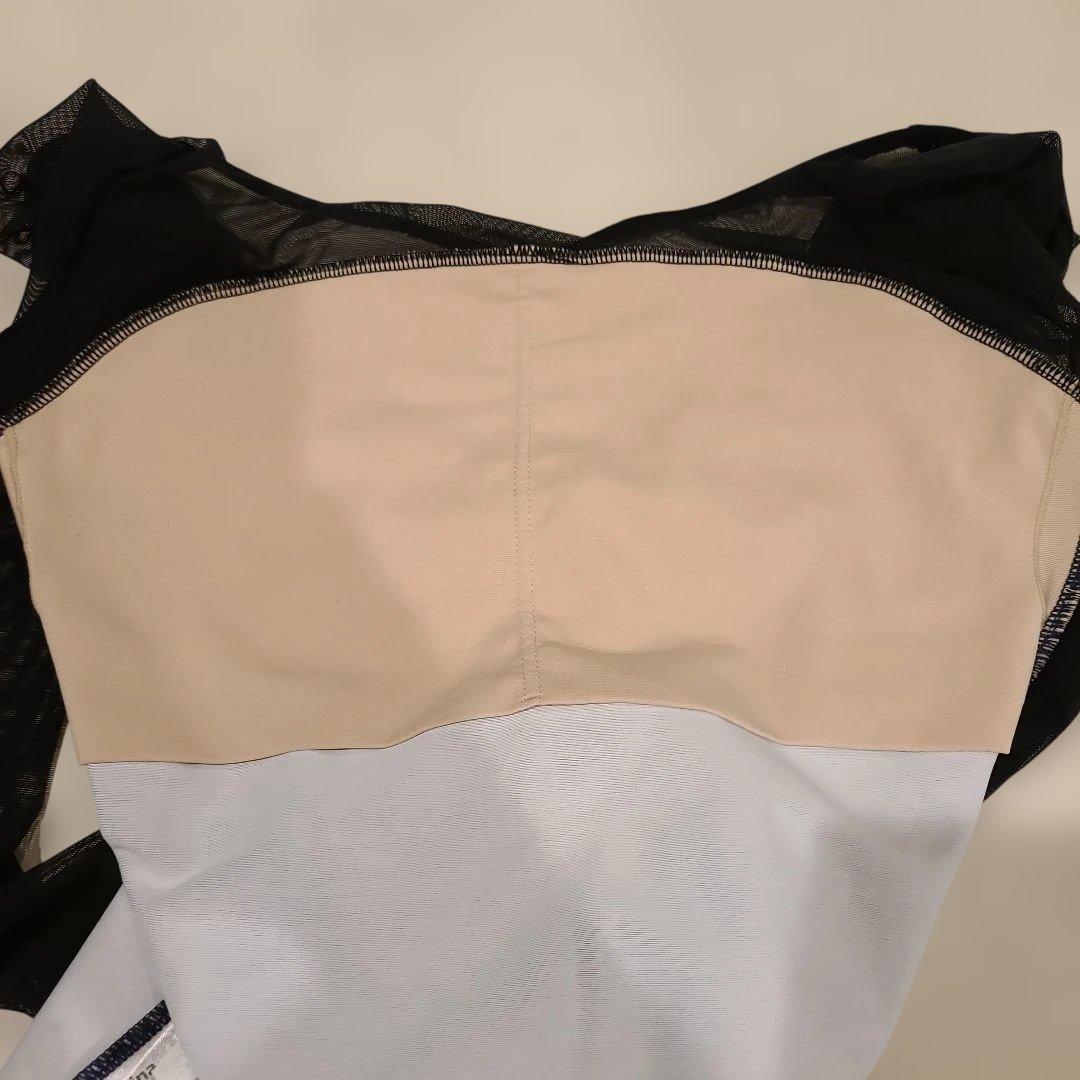 スティナ stina 花柄 長袖レオタード Mサイズ 黒メッシュ ★美品★