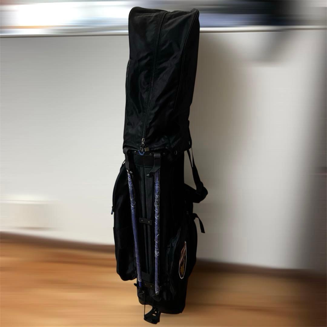 【美品】ルコック スポルティフ スタンド式 キャディバッグ ブラック 軽量