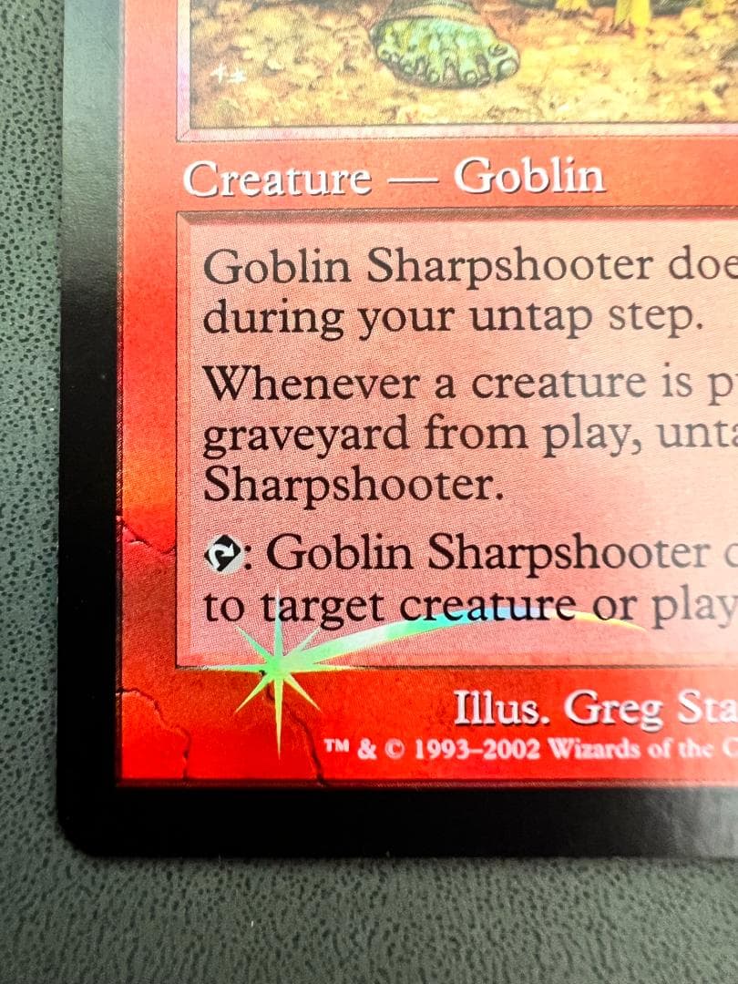 foil「ONS」ゴブリンの名手/Goblin Sharpshooter　英語1