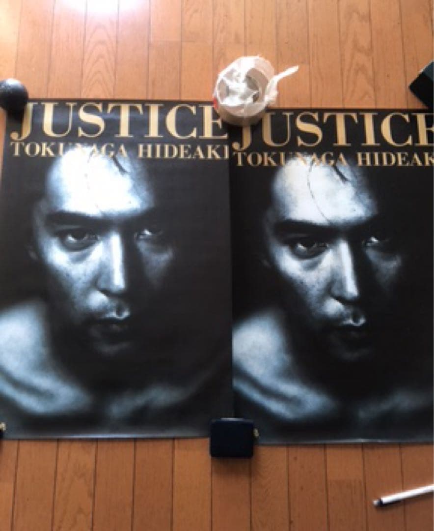 徳永英明 JUSTICE 恋の行方 I LOVE YOU ポスター６枚 未使用