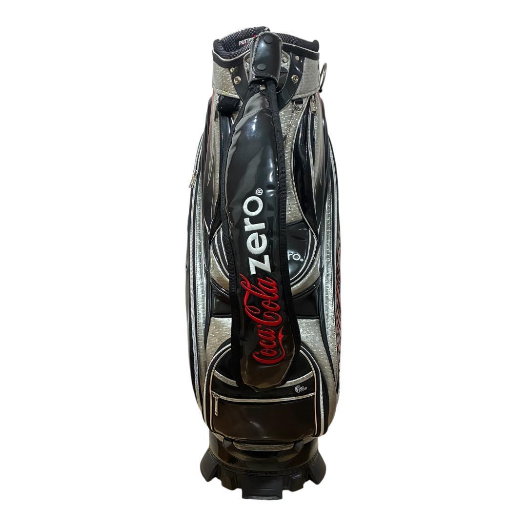 美品 希少 ゴルフ キャディーバッグ メンズ コカコーラゼロ CocaCola