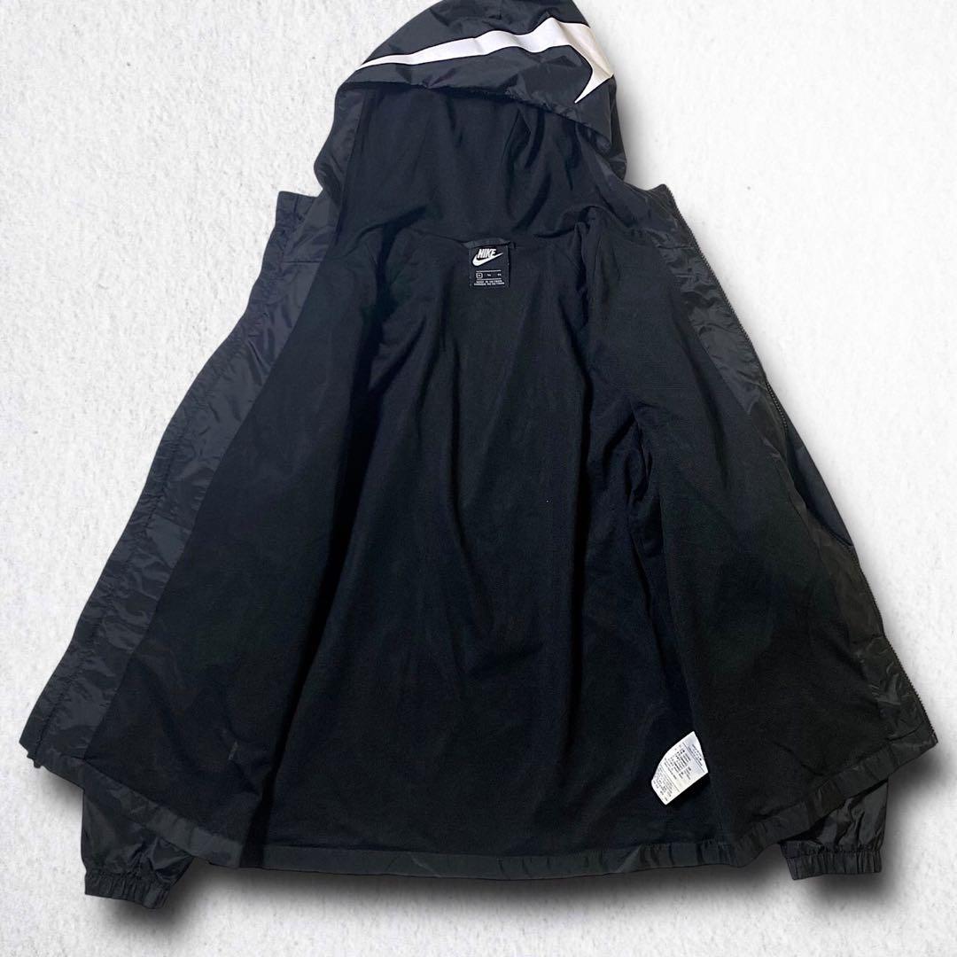 XL ナイキ NIKE ビッグロゴ ナイロン セットアップ 上下セット 黒
