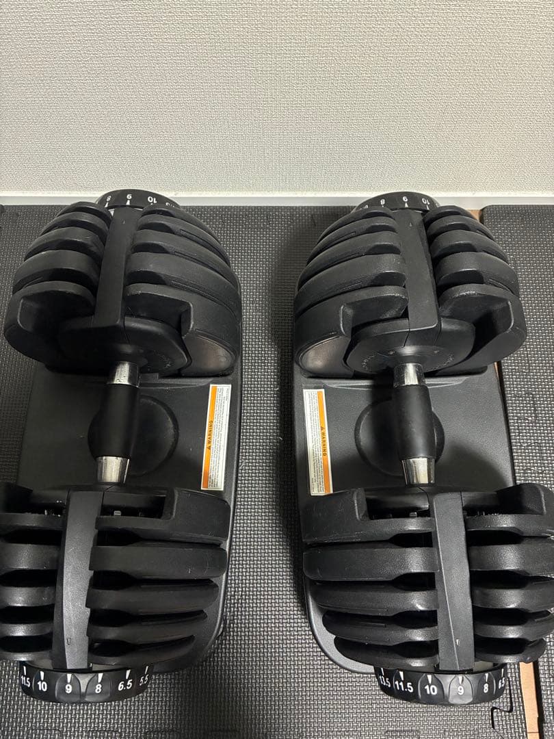 ①可変式ダンベル 24kg 2個セットの片方※説明必読