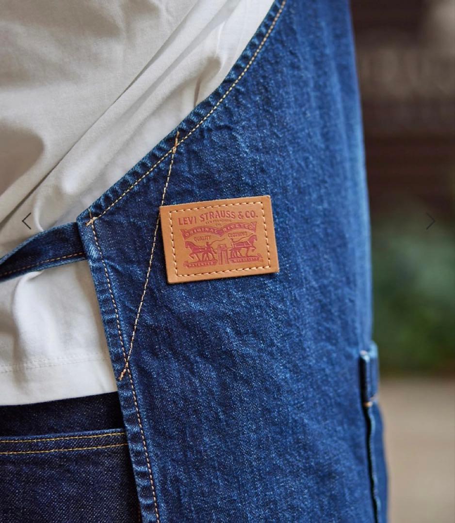 【新品未使用】Levi's リーバイス デニムエプロン ブルー
