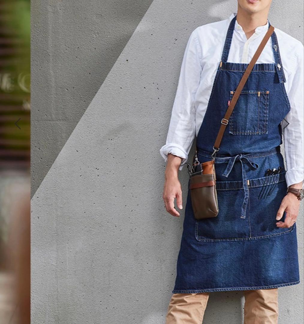 【新品未使用】Levi's リーバイス デニムエプロン ブルー