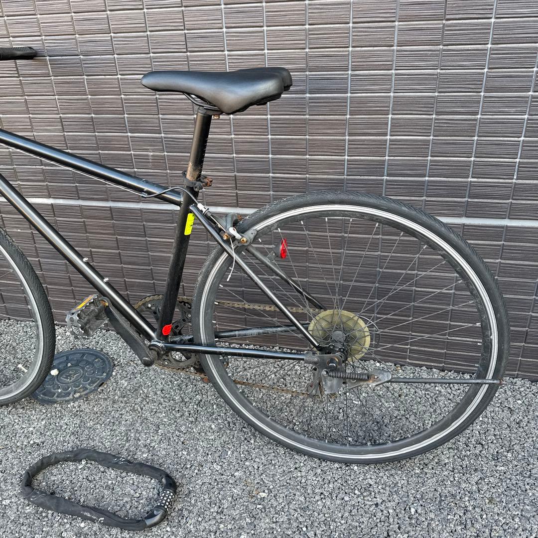 クロスバイク シマノ6段変速 700×28c シティサイクル 自転車　おまけ付き