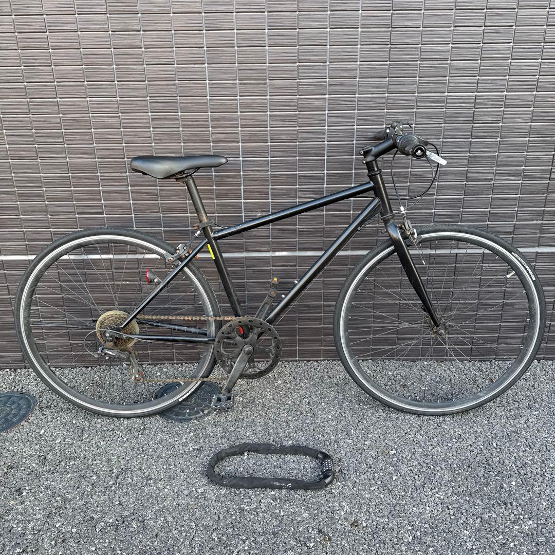 クロスバイク シマノ6段変速 700×28c シティサイクル 自転車　おまけ付き