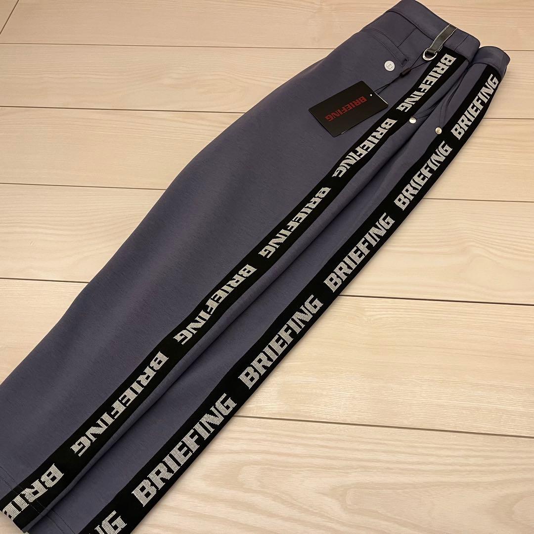 新品★34,100円 BRIEFING ラインロゴパンツ ゴルフズボン M
