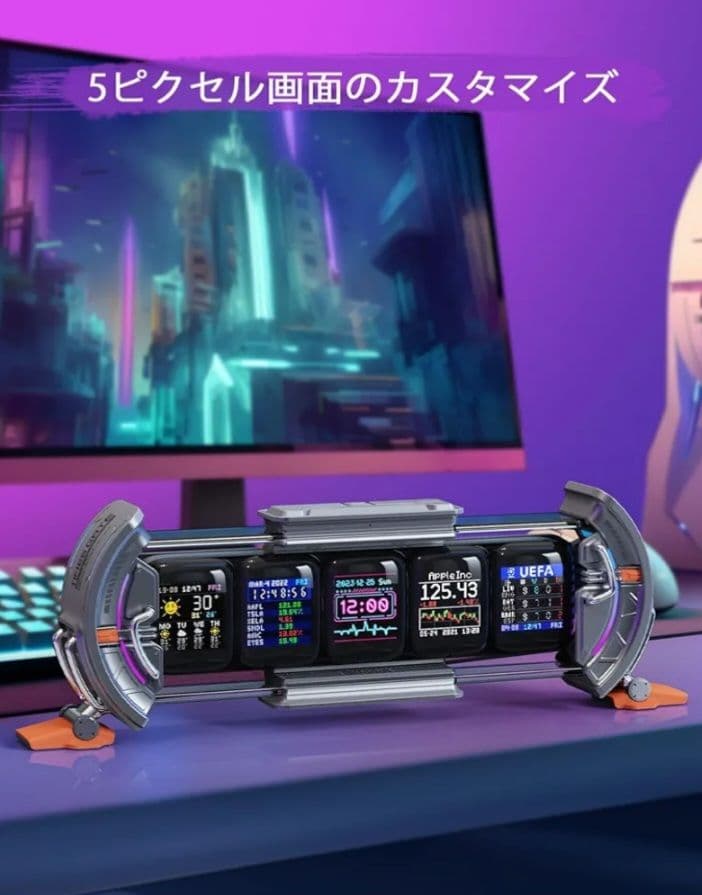 【箱・ケースなし】【美品】Divoom TimesGateデジタル時計