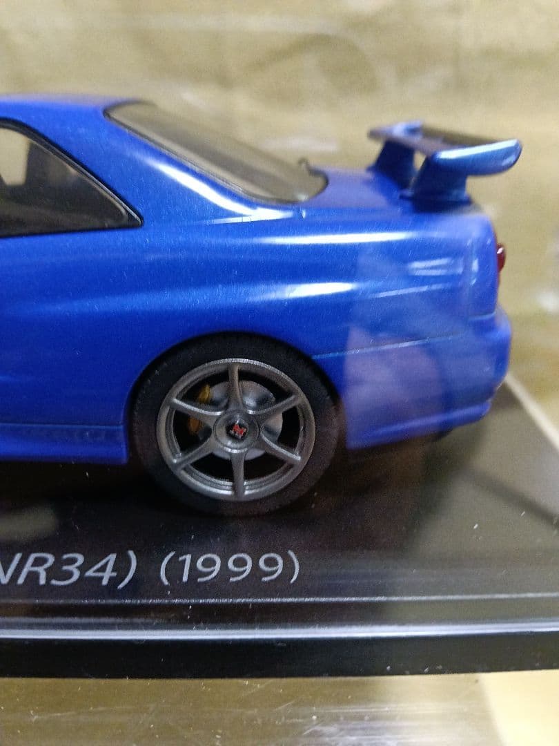 新品クリアケース1/24スカイラインGT-R（BNR34）美品