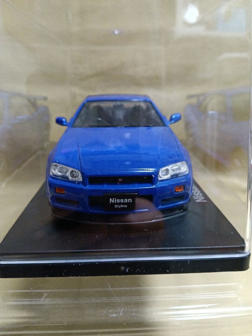 新品クリアケース1/24スカイラインGT-R（BNR34）美品