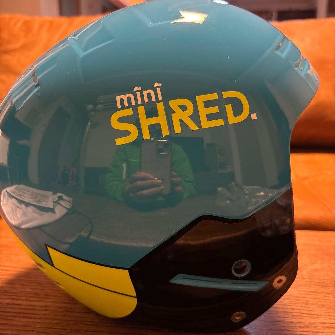 mini SHRED ヘルメット 青　新品