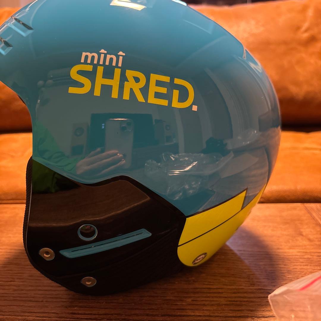 mini SHRED ヘルメット 青　新品
