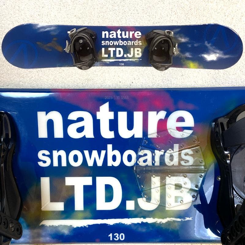 nature ネイチャー スノーボード ビンディング付き 130 ジュニア