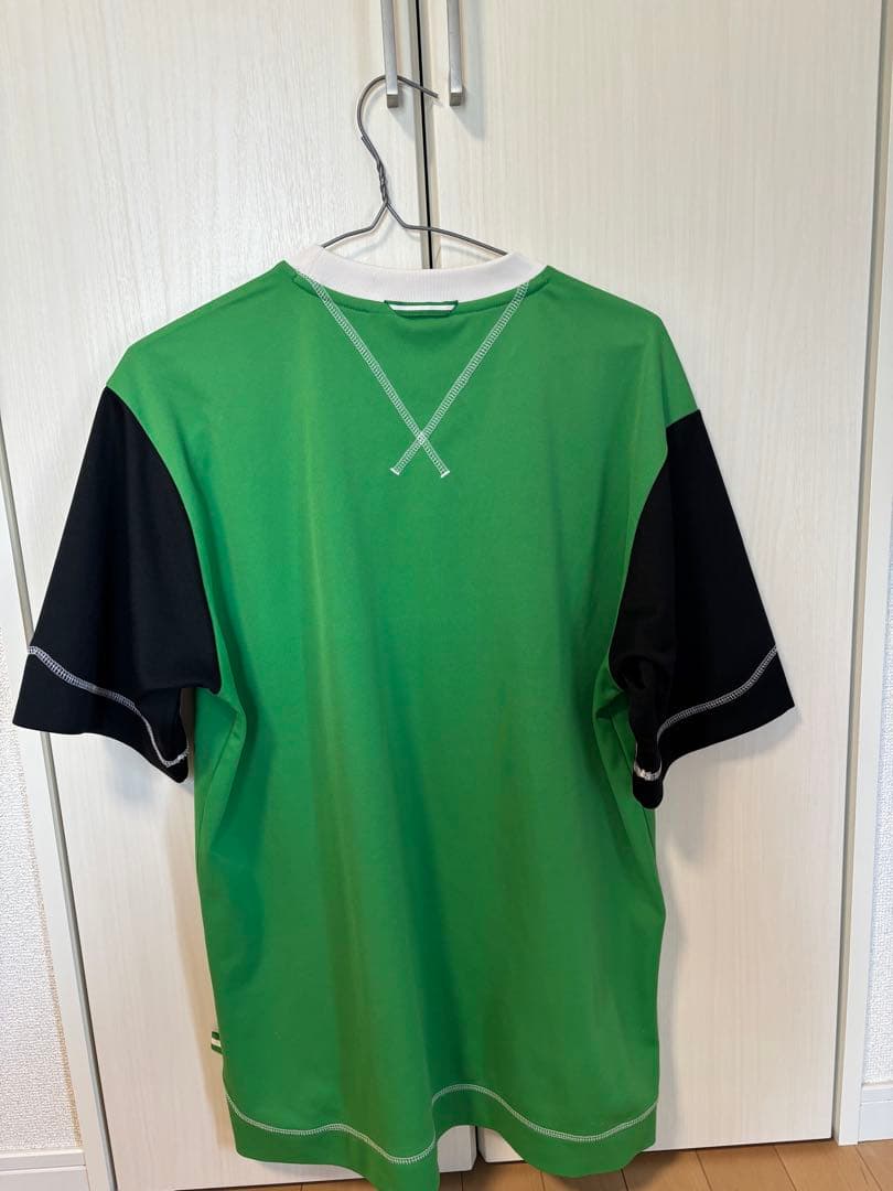 UMBRO 緑/黒 半袖スポーツシャツ L