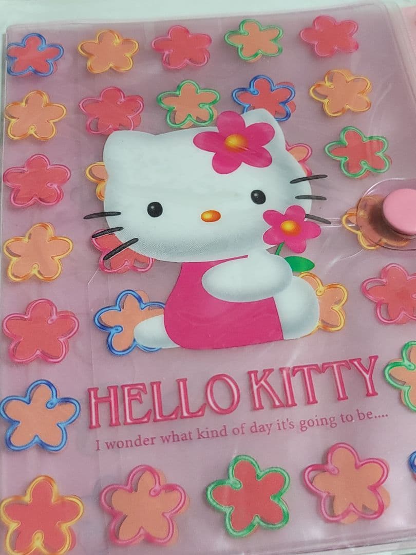 HELLO KITTY 保険証ケース フラワーデザイン