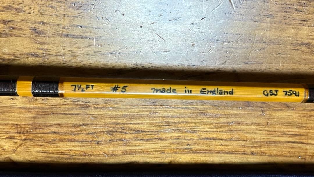 超稀少 パートリッジ ゴールデンシャドウ　7.5ft #5 バンブーロッド