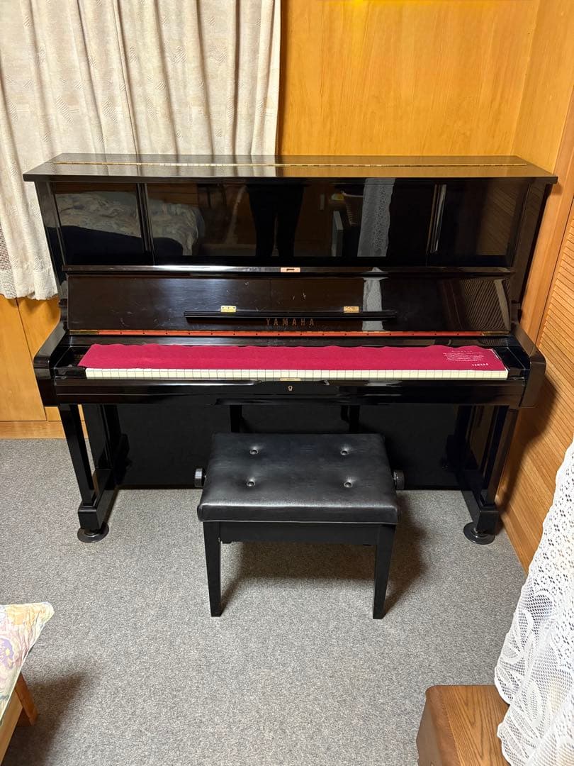 YAMAHA ピアノ UX-1 黒色 椅子付き