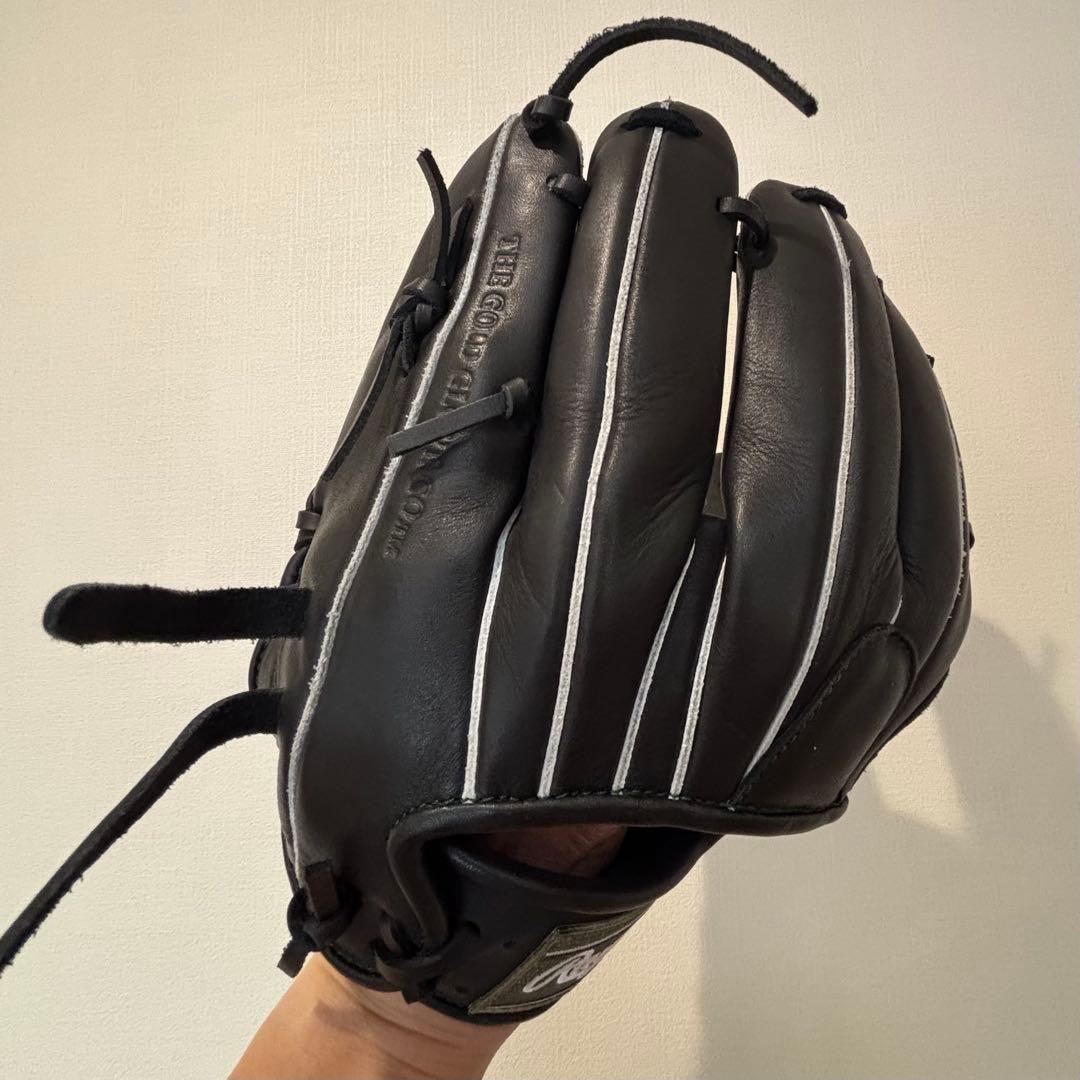 ローリングス コユニ Rawlings 型抜群 軟式グローブ 黒 超美品