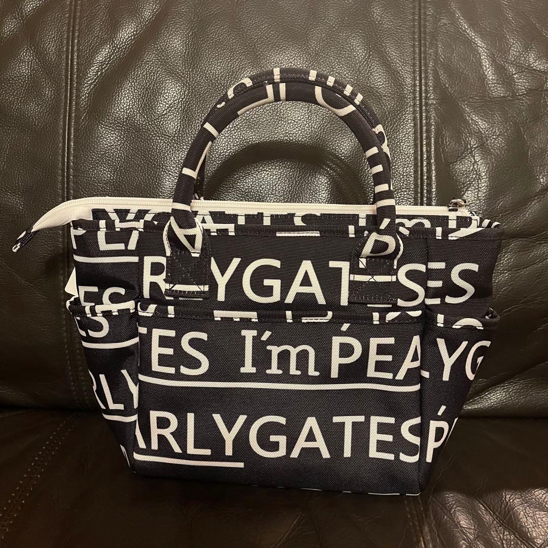 PEARLY GATES PG89 パーリーゲイツ カートバック 黒文字柄