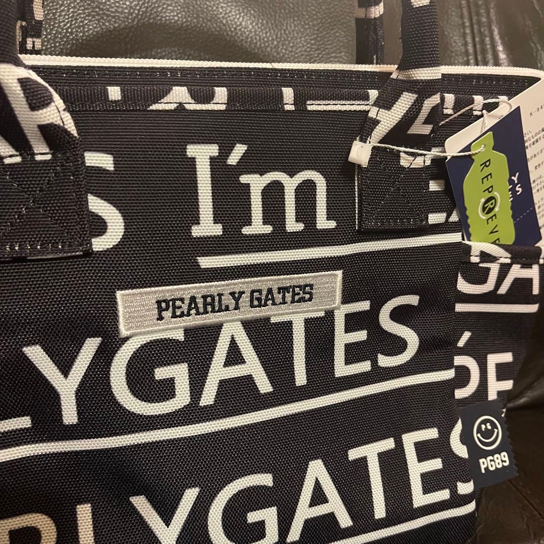 PEARLY GATES PG89 パーリーゲイツ カートバック 黒文字柄