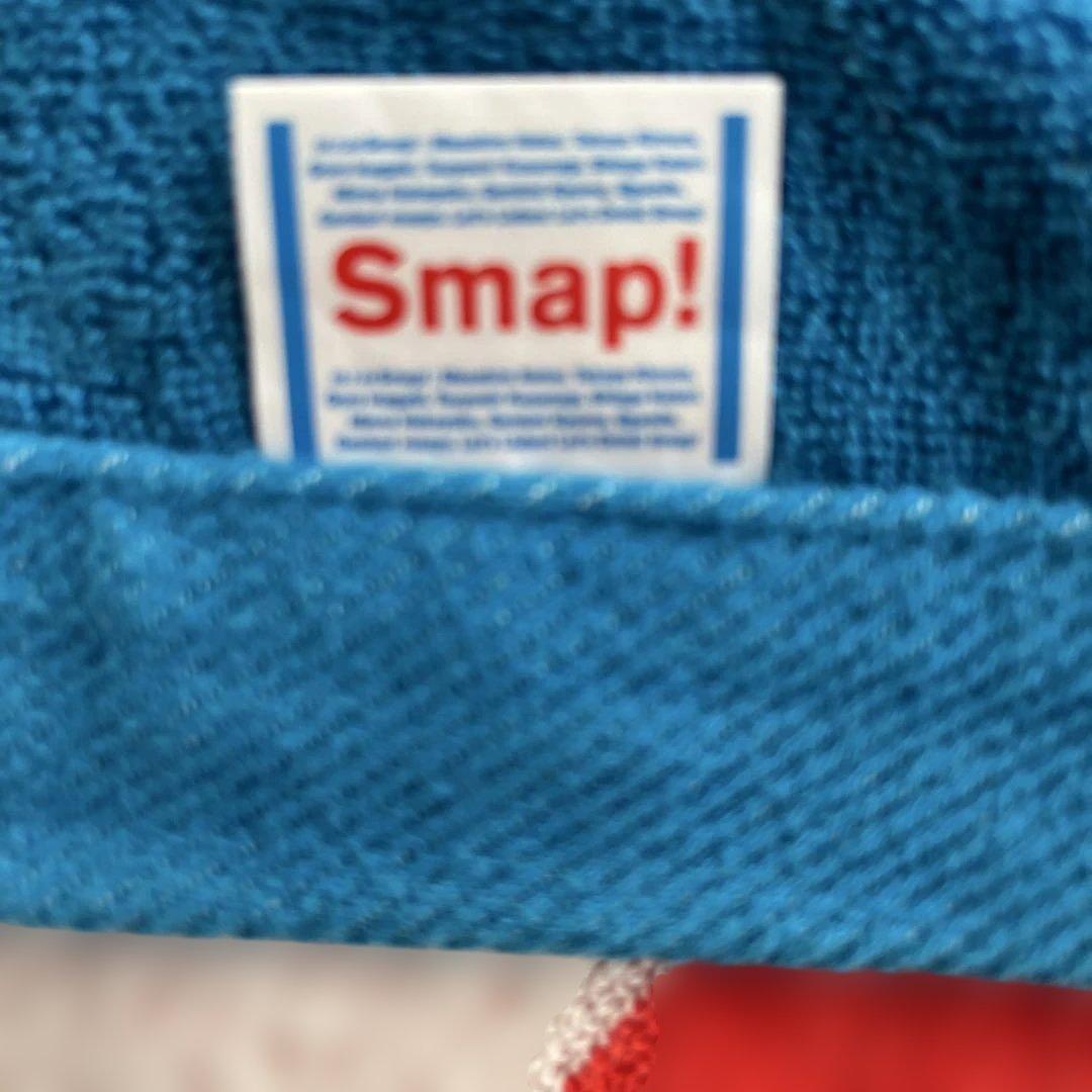 Smap! タオル 赤と青のデザイン
