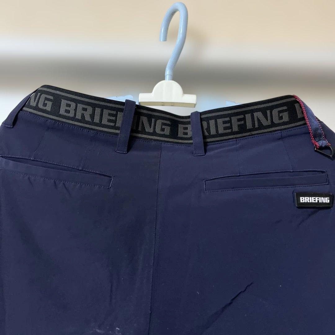 BRIEFING ネイビー スリムフィットパンツ