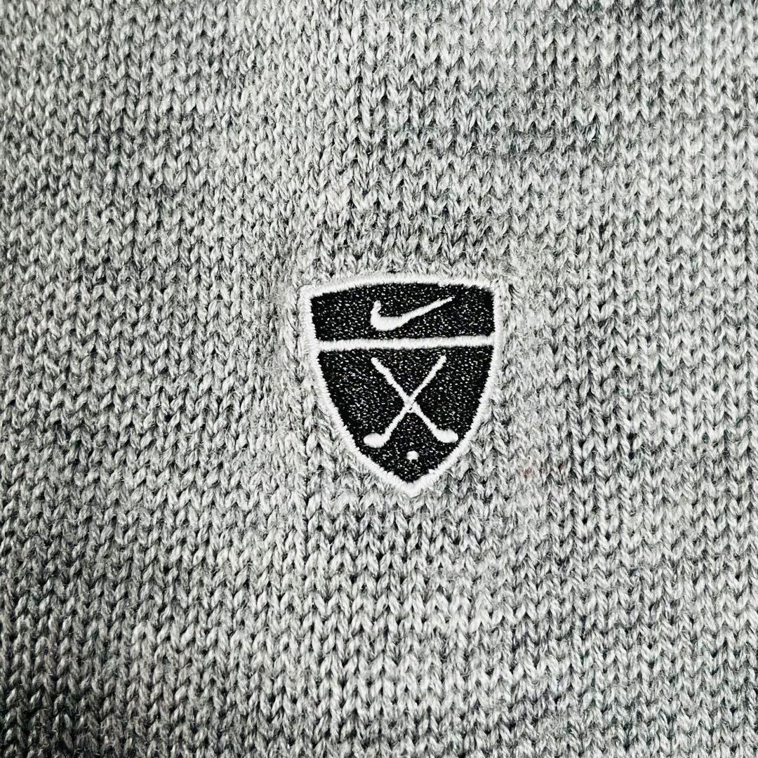 コラボ Nike ナイキ ゴルフセーター タイガーウッズ アイコニックXLグレー