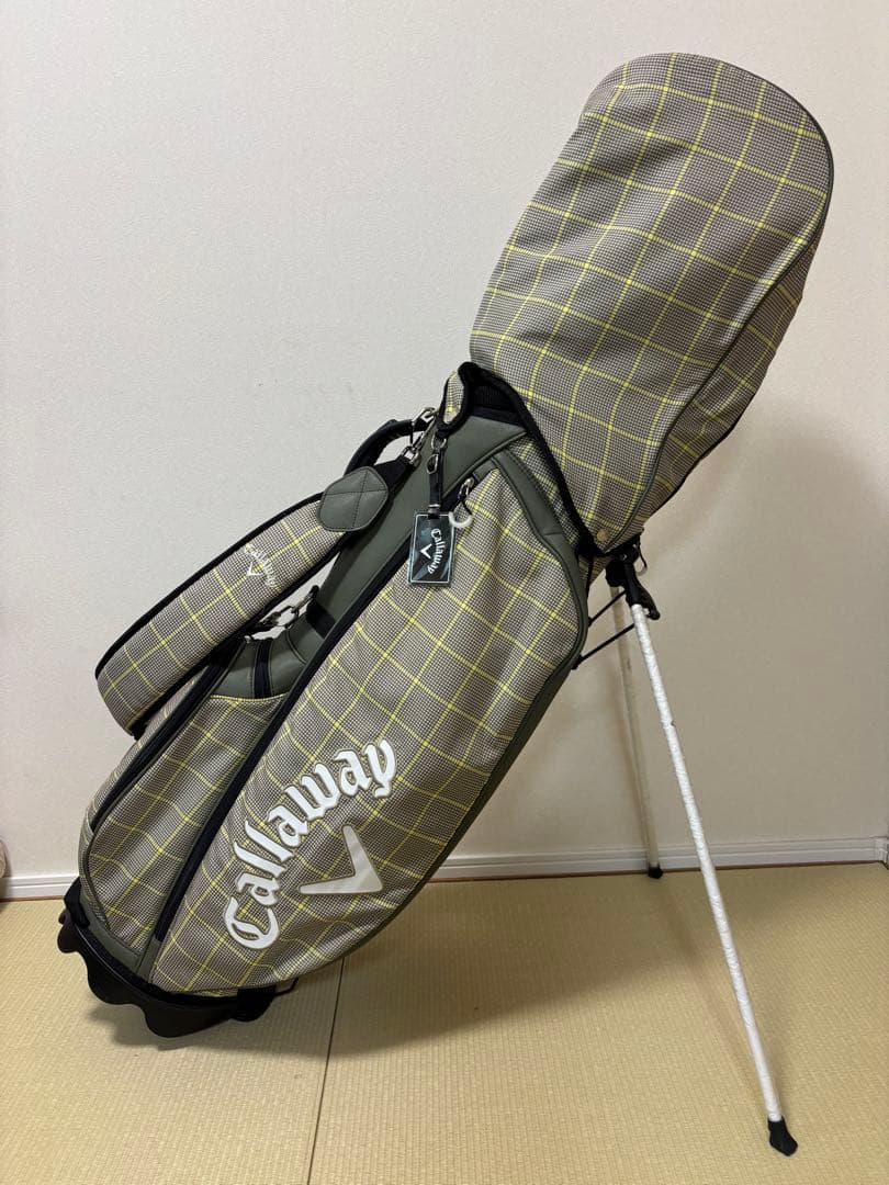 Callaway チェック柄キャディバッグ