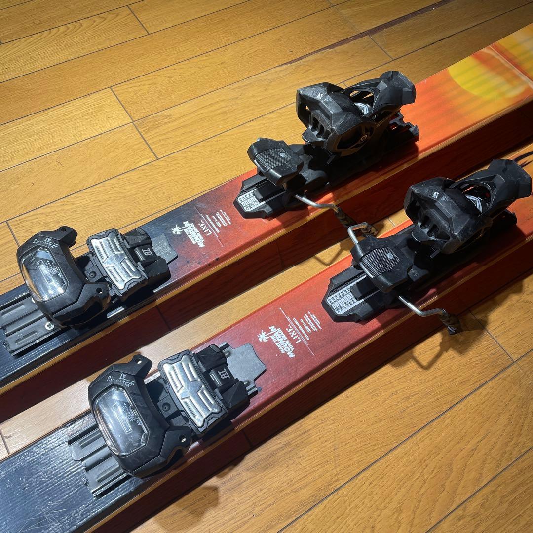 名機LINEラインSICKDAY186cm金具セット　フリーライド