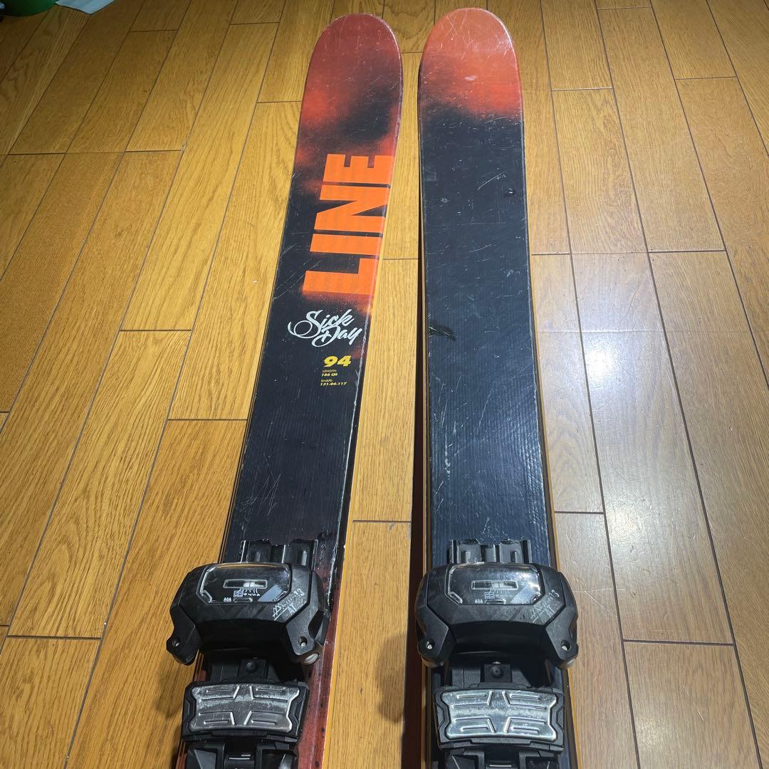 名機LINEラインSICKDAY186cm金具セット　フリーライド