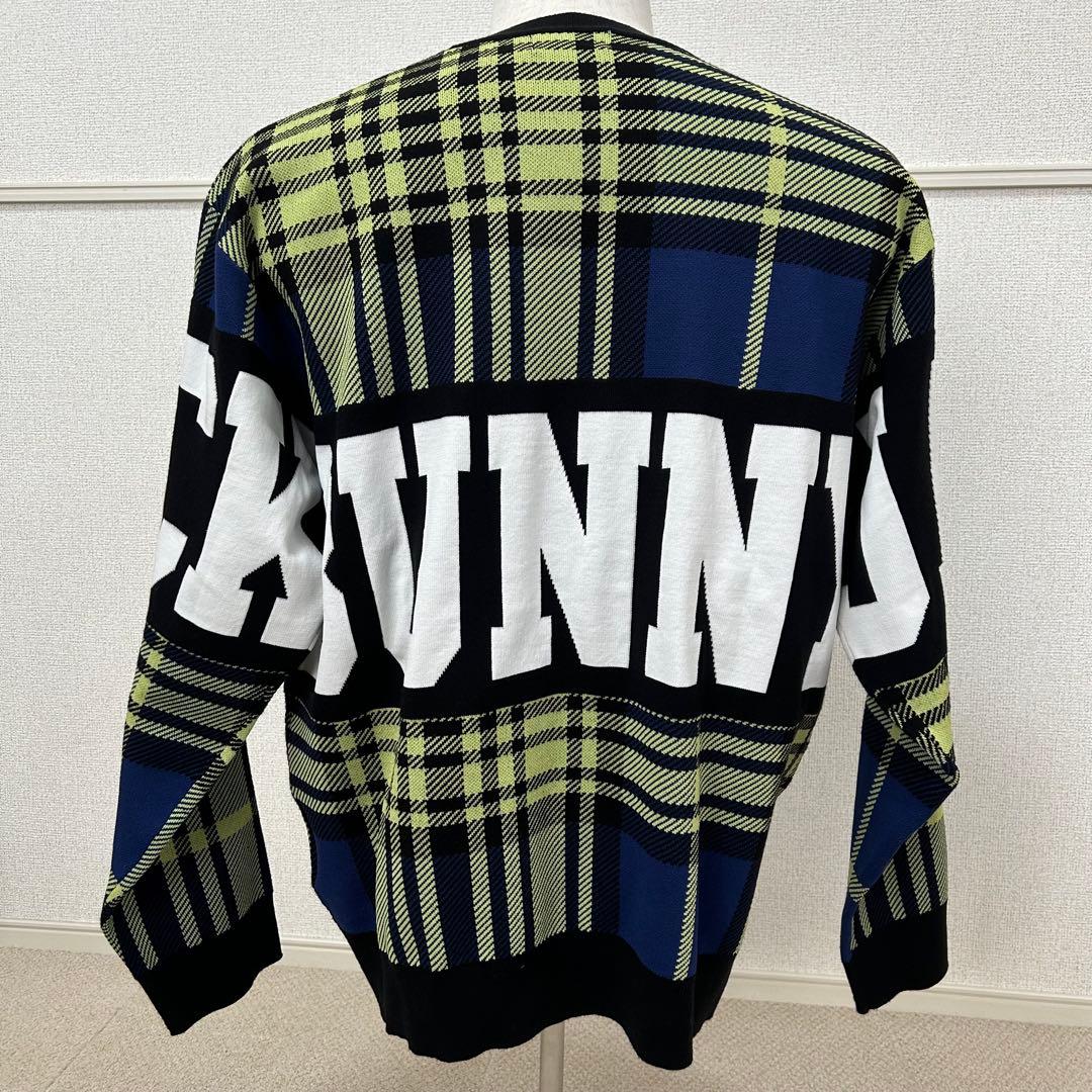 Jack Bunny!! HOT FEEL 3色Wジャガード クルーネックニット