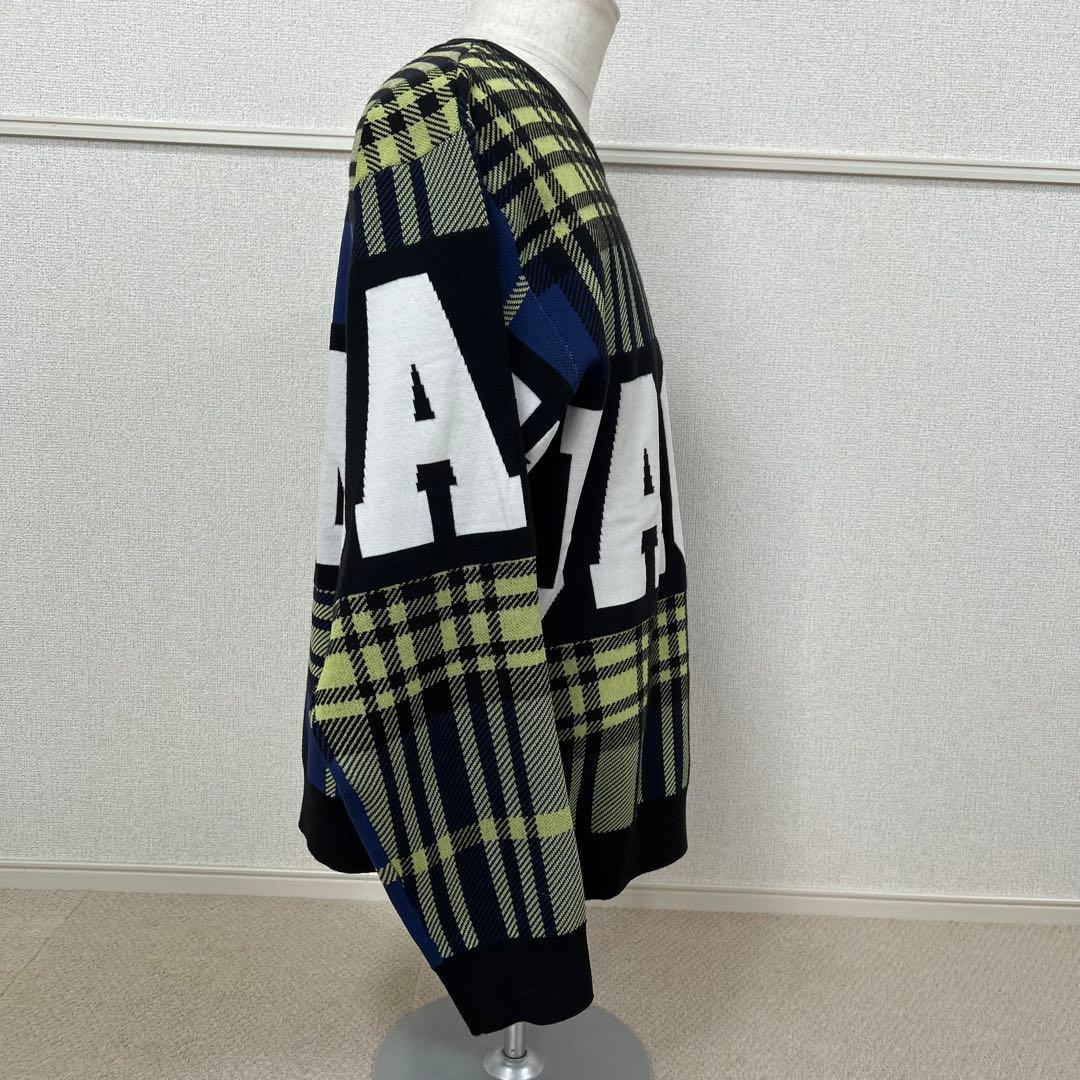 Jack Bunny!! HOT FEEL 3色Wジャガード クルーネックニット