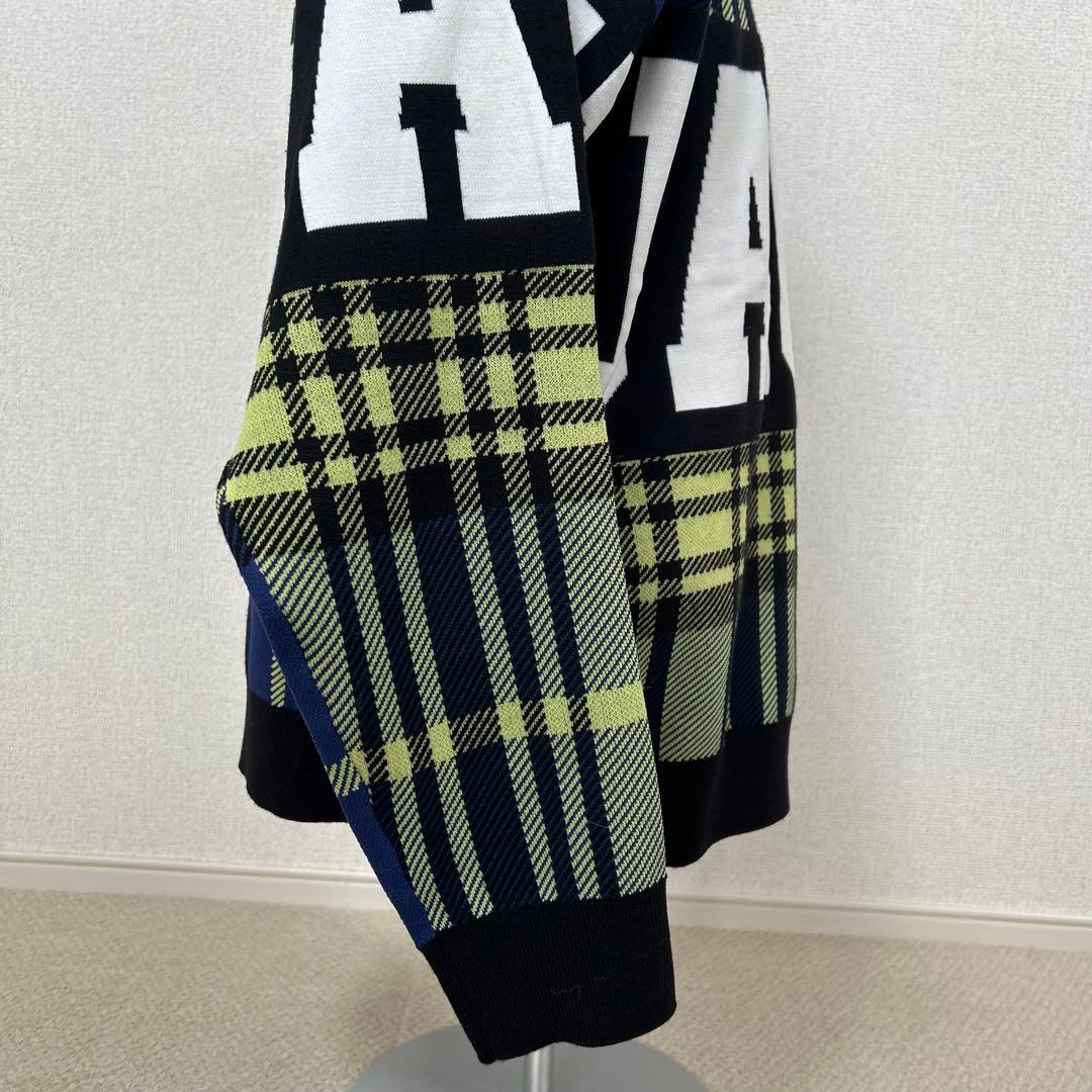 Jack Bunny!! HOT FEEL 3色Wジャガード クルーネックニット