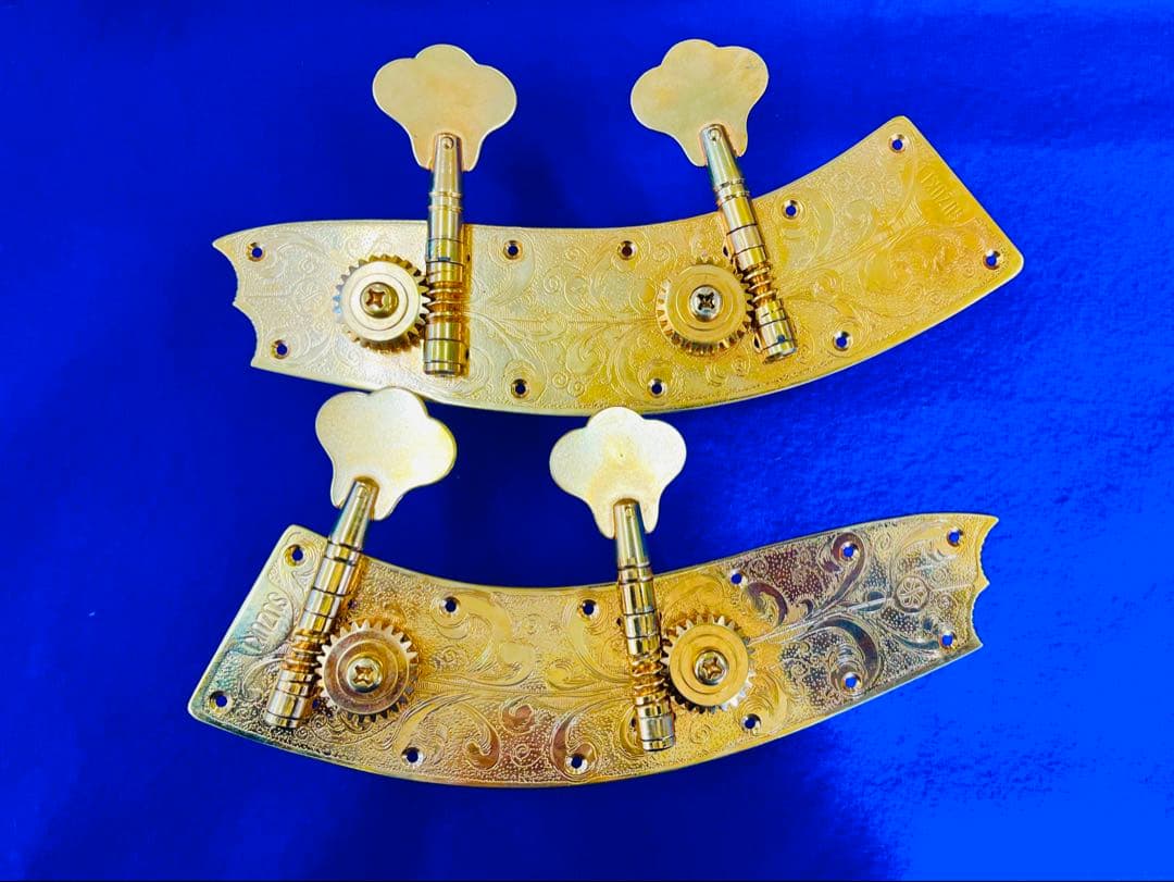 【限定値下】Suzuki Violin コントラバス マシンヘッド 彫刻