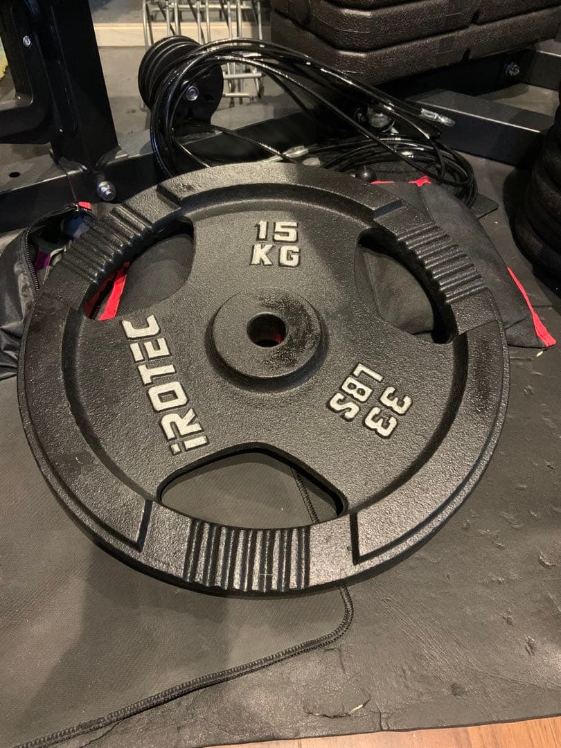 iROTEC ダンベルプレート 15kg 2枚セット