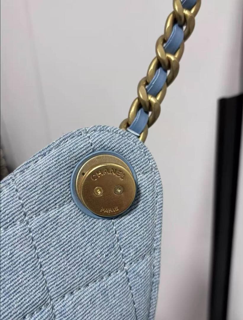 CHANEL デニム　キルティングバッグ　ノベルティ
