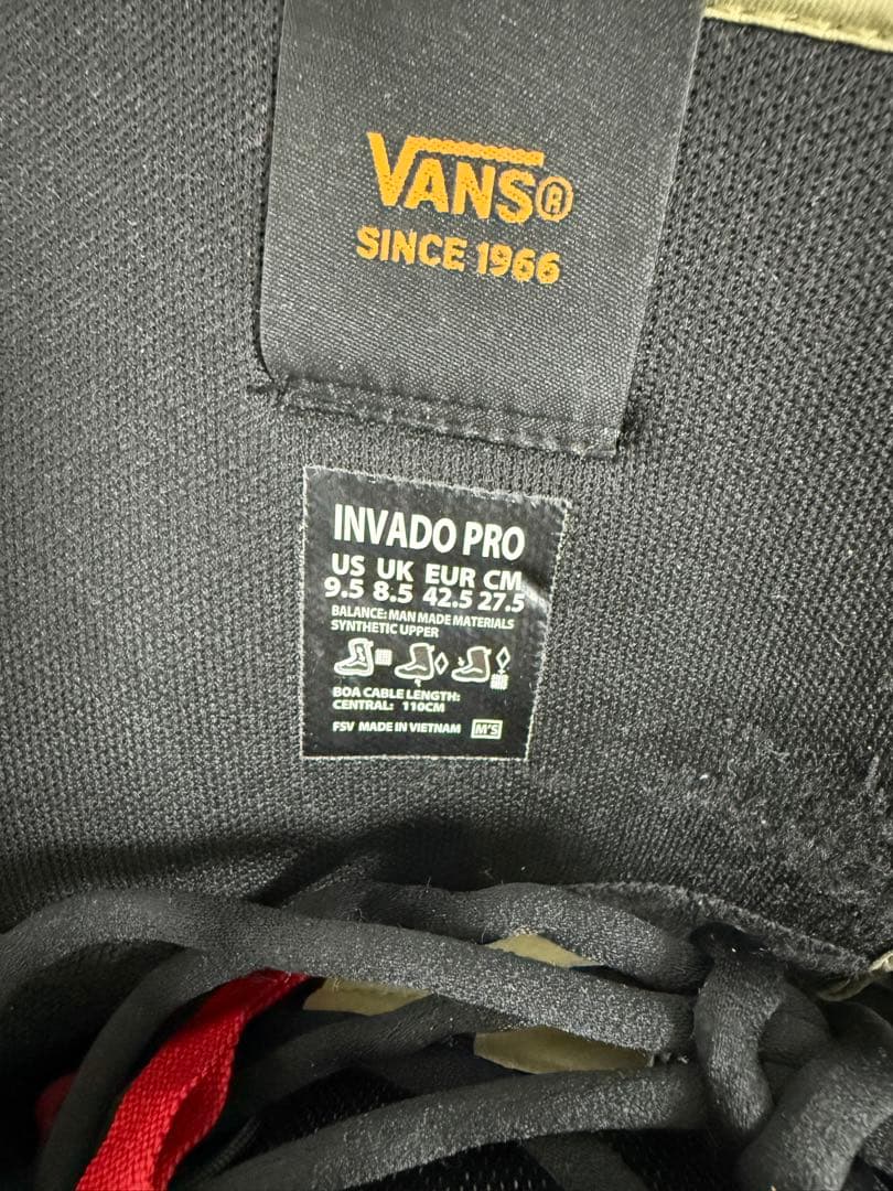 VANS INVADO PRO 24-25 スノーボードブーツ 27.5cm
