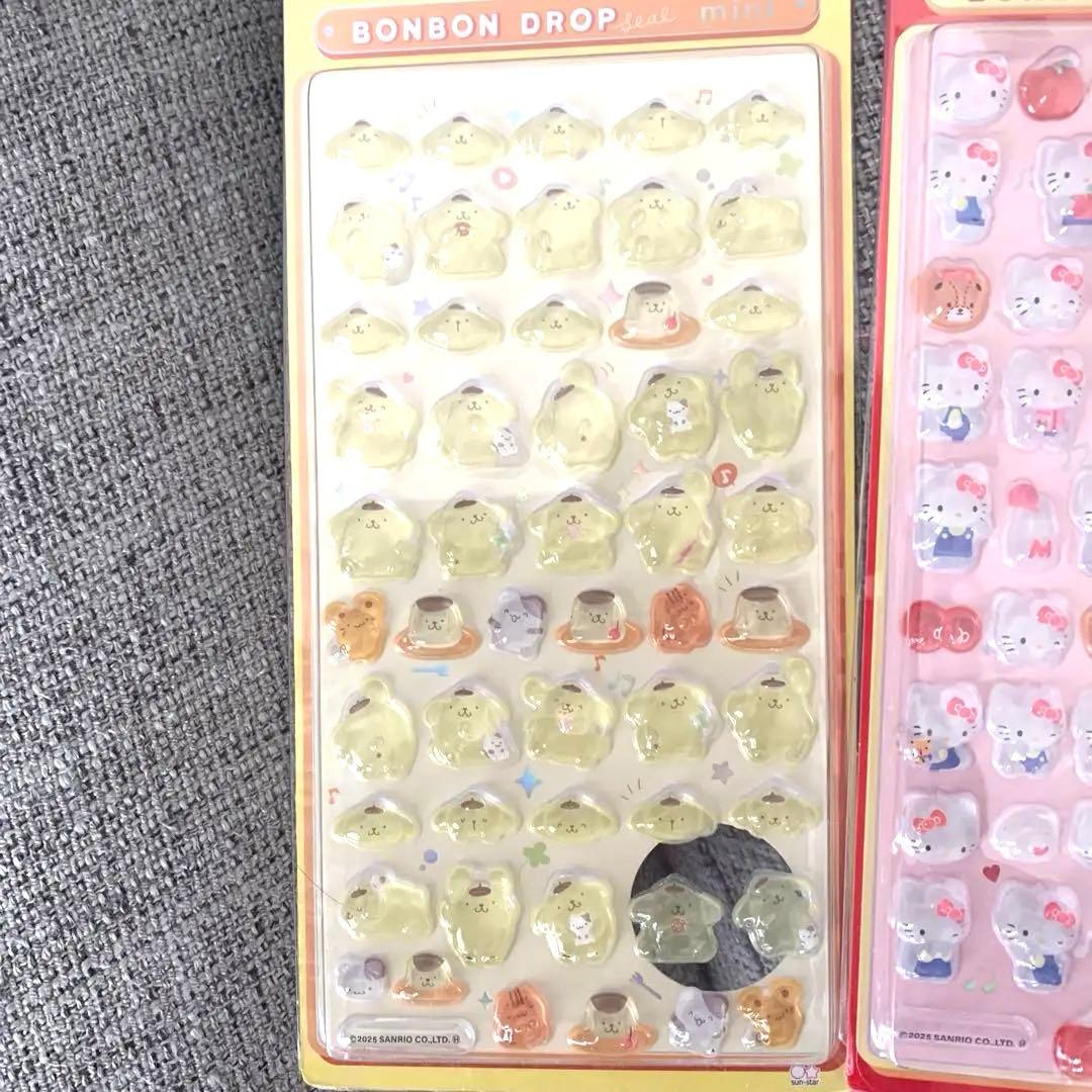 正規品　サンリオミニ ボンボンドロップ シール8枚セット